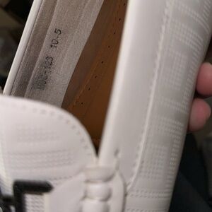 Royal Men's driver white loafer